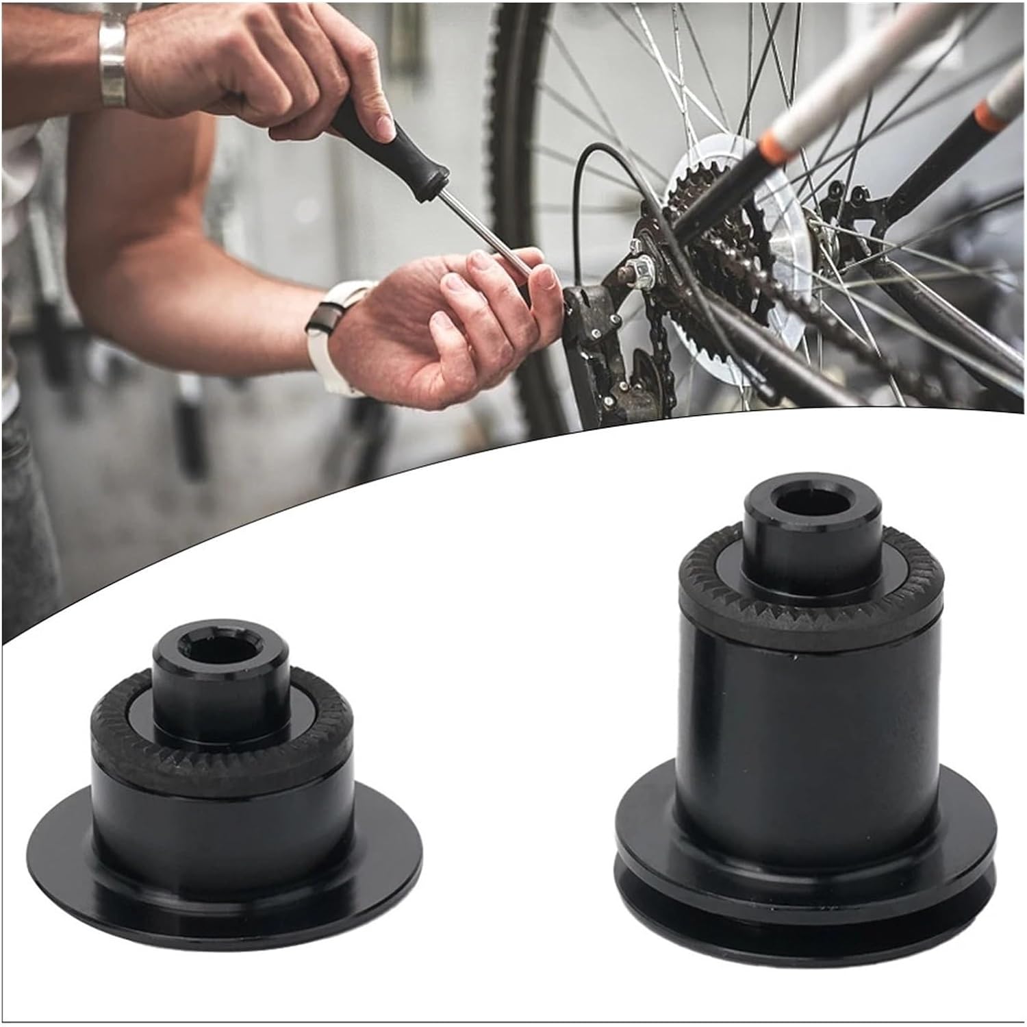 Quick Release Bicycle hub Bicycle Hub Conversion Kit Quick Release Thru Axle Adapter Converter End Cap Compatible with DT-Swiss Bike Parts Bike hub Parts