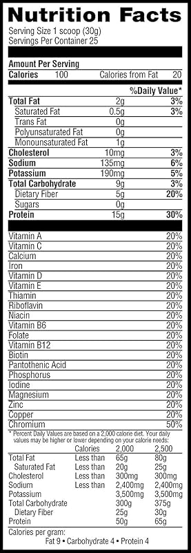 Muscle Milk ZERO, 100 Calorie Protein Powder, Vanilla, 15g Protein, 1.65 Pound, 25 Servings image 3