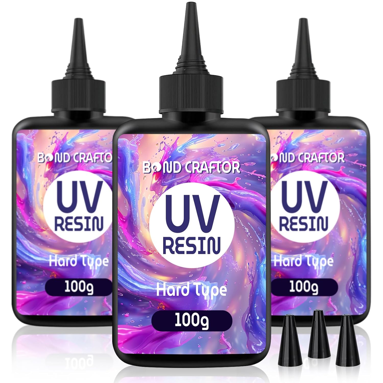 UV Resin 300g, Fast Curing Clear Epoxy Resin Hard Type for Jewelry Making, Craft, DIY