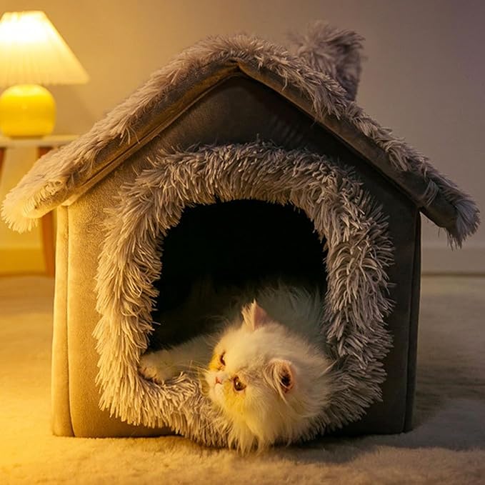 Cama Enclosed para Perro Mediano 40x35x38 cm Lavable miniatura 5