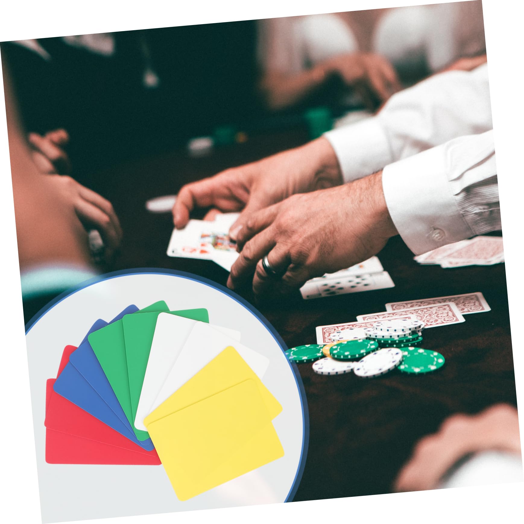 Alasum 40pezzi Distributore Di Carte Da Poker Professionale Da Plastica Utensile Per Gioco Di Carte Accessorio Per Giochi Di Poker Colori Differenti