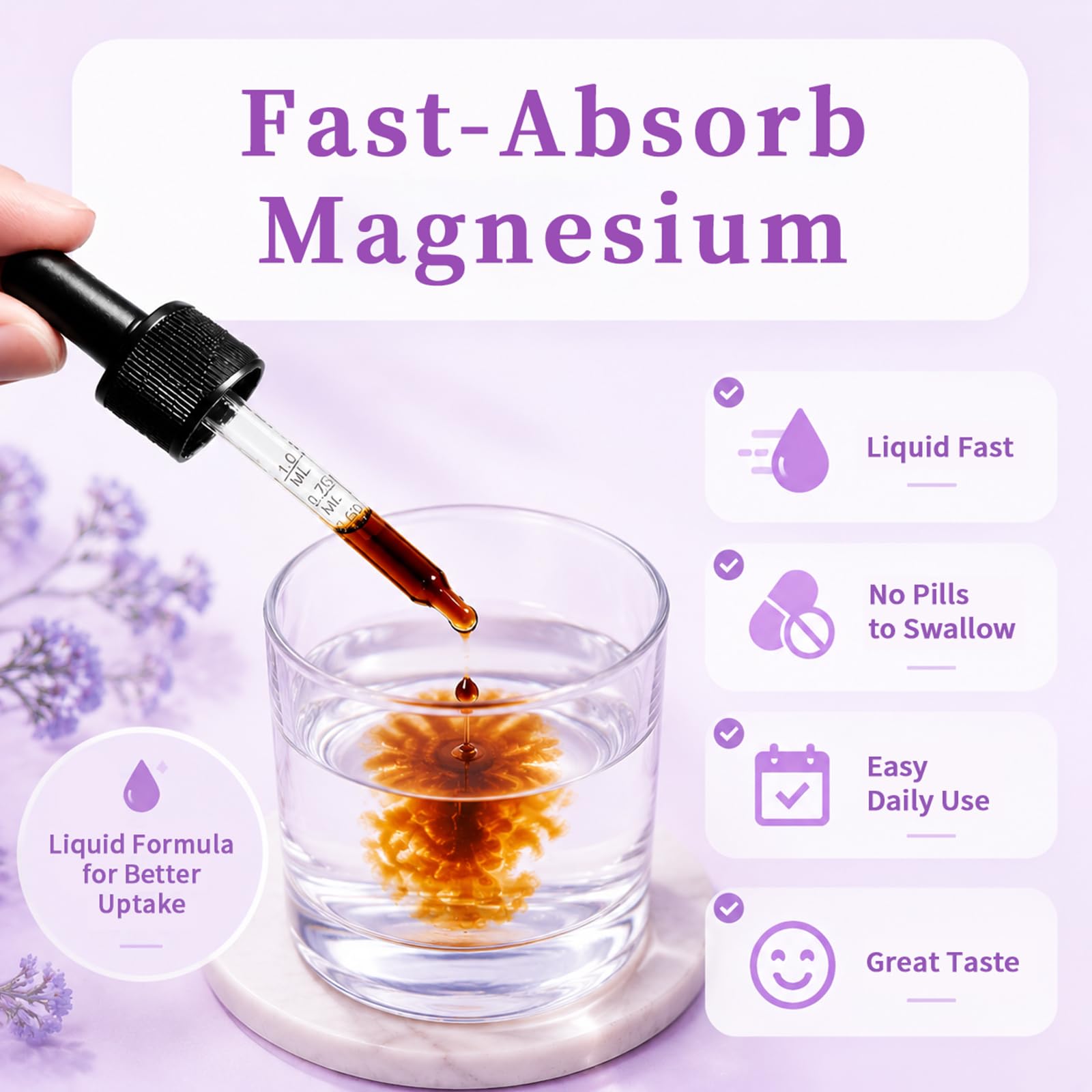 Magnesium Taurate Liquid Drops, Supports Health, Muscle & Sleep 2Fl Oz — Amazon image 6