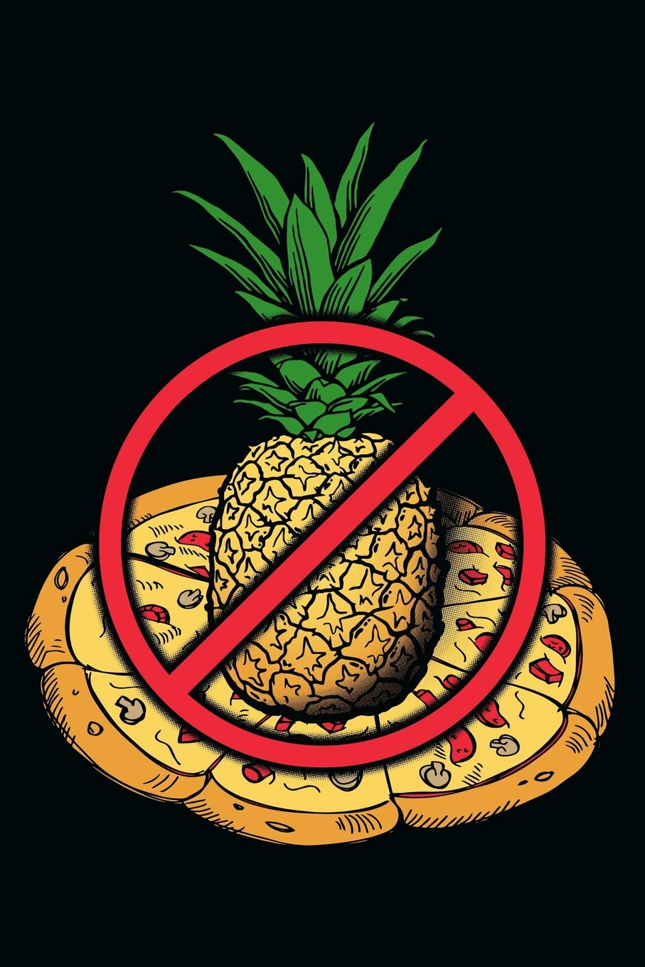 No Pineapple On Pizza: Lined Journal Notebook for Writing Cooking Ideas. Perfect for Notetaking and Composition