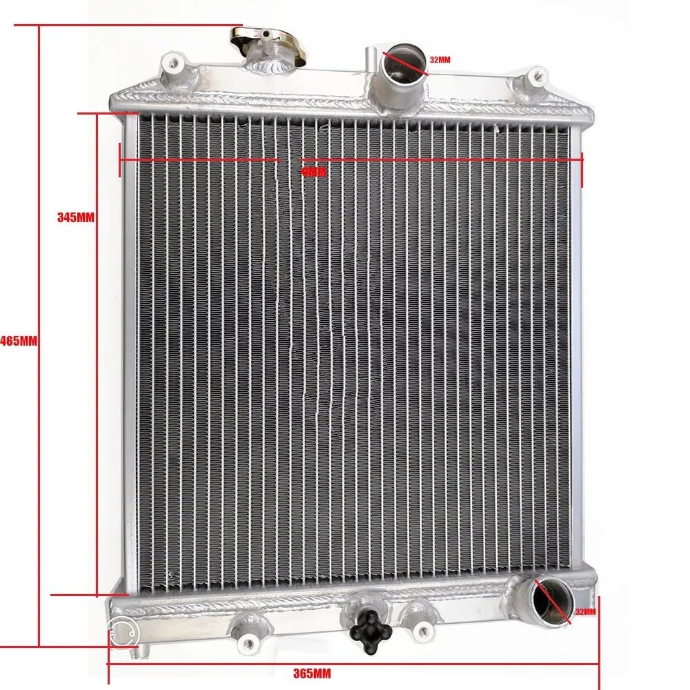 Radiator przewodzącym 2 RZĘDY 28MM 32mm RURA WEJŚCIOWA/WYJŚCIOWA Aluminiowa chłodnica 92-00 DO Hondy Civic EK EG D15 D16 B16 B18 Zestaw Chłodzący(EK3 B16 B18 MT 28mm)