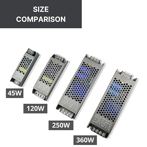 Miniatura 6 de NUOVA GERMANY Fuente de alimentación profesional 3.3A DC 24V Led Strip Transformador compacto Ampere estabilizado AC110220V Super silencioso sin