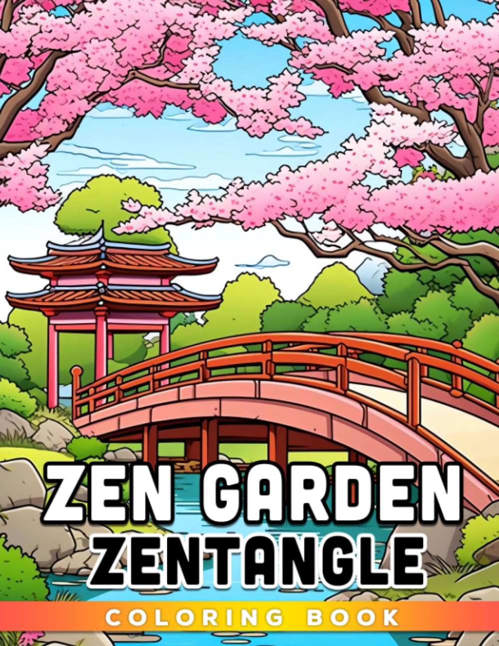 Zen Garden Zentangle: A Mindful Zentangle Coloring Book for Kids - Serenity and Creativity Unleashed