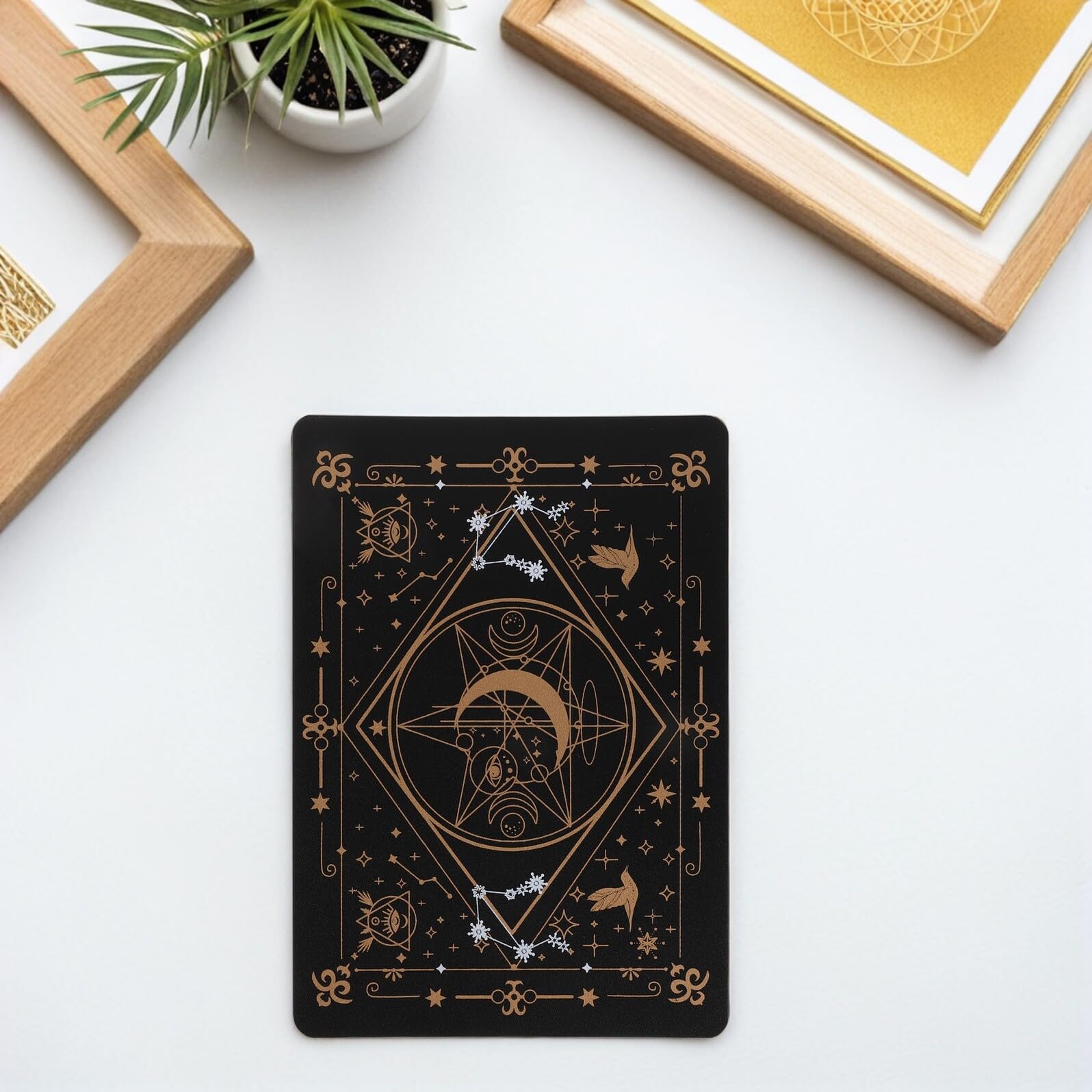 4 Pièces Tapis de Découpe Artisanal Noir pour Activités Créatives avec Échelle, Matériau Composite Plastique 2.0 et Pvc Haute Densité, Portable et Réutilisable Maison