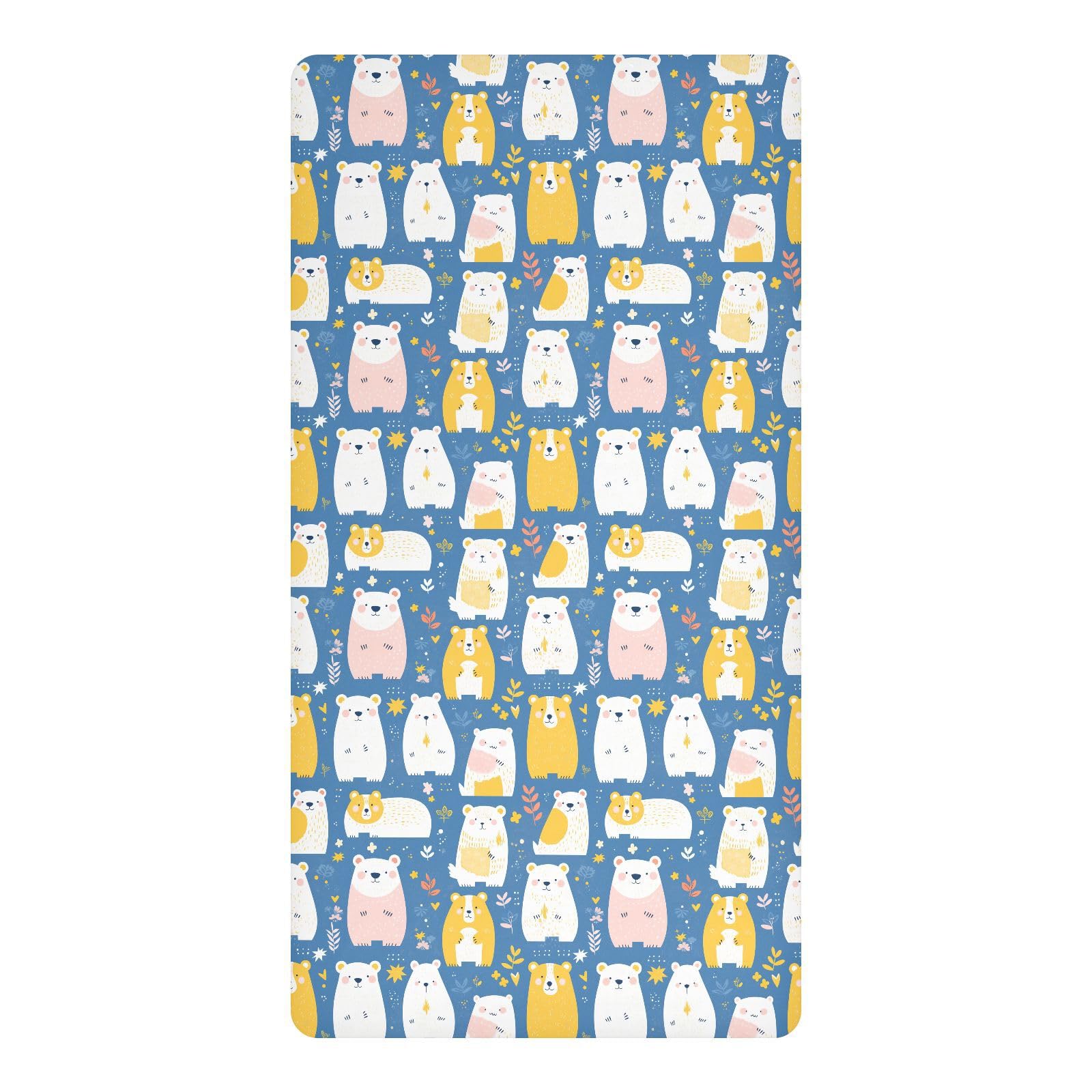 Draps de lit imperméables anti-fuite pour berceau 132x71