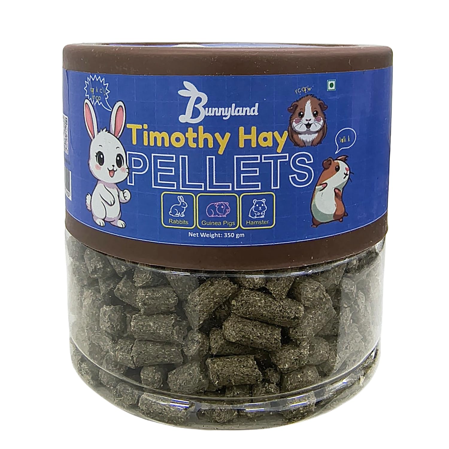 Timothy Hay Pellets for Rabbit, Guinea Pig & Hamster | High Fiber Digestive Feed | Natural Small Pet Food – 400g-image-40