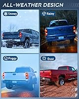 Vista 7 de Nilight Conjunto de luz trasera para Chevy Silverado 1500 1500HD 2500 2500 2500HD 3500 2007 Chevrolet Classic OE estilo pasajero lámpara trasera