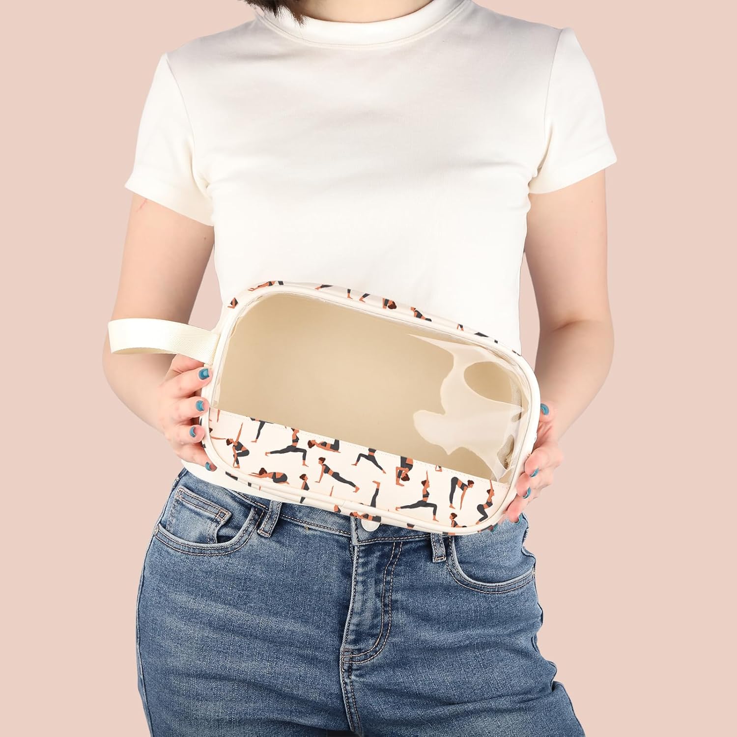 G2TUP Pilates Lover Gift If It's Easy It's Probably Not Pilates Makeup Bag Pilates Coach & Trainer Cosmetics Bag Pilates Instructor Zipper Pouch Travel Bag (Nicer After Pilates TM) - Image 5