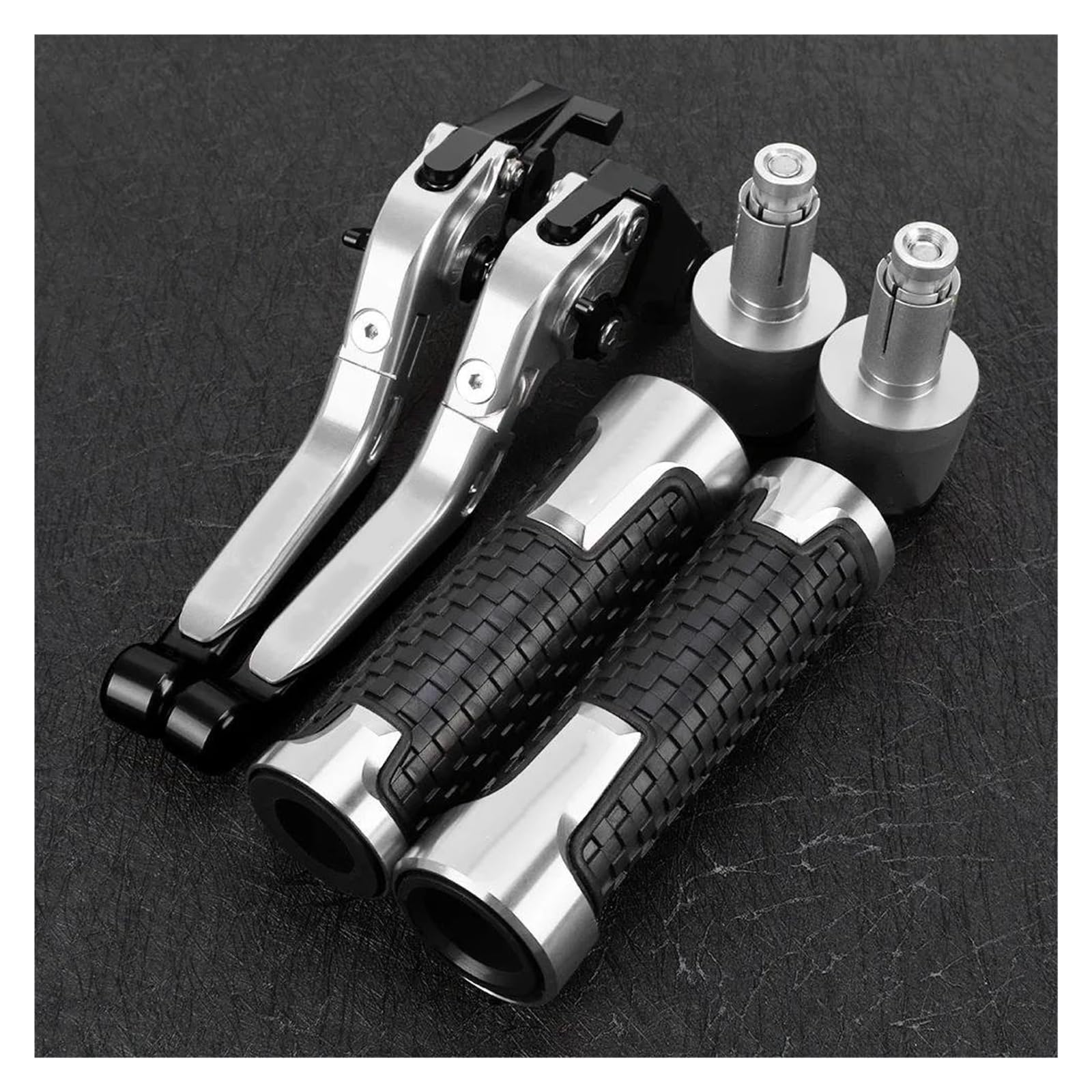 USQBUZHHK Brake Clutch Lever Brake Clutch Levers Handlebar Grips Ends for R6 YZF-R6 YZFR6 2005-2016(O)