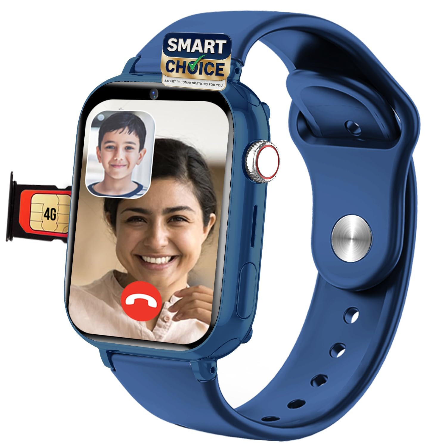 sekyo 'Magic Pro' Calling Watch for Kids | Accurate & Live GPS Location | Sim Card, Video Call, Pedometer, Habbit Coach, History Route, Games, SOS, App Control | Kids Smart Watch for Boys/Girls -Blue-image-35