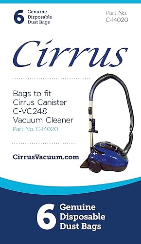 Miniatura 1 de Cirrus Bolsas para aspiradora Hepa estilo C 14020 para aspiradora VC-248 y modelos Kenmore C, C-5, 5055, 50557 y 50558  Mayor flujo de aire para