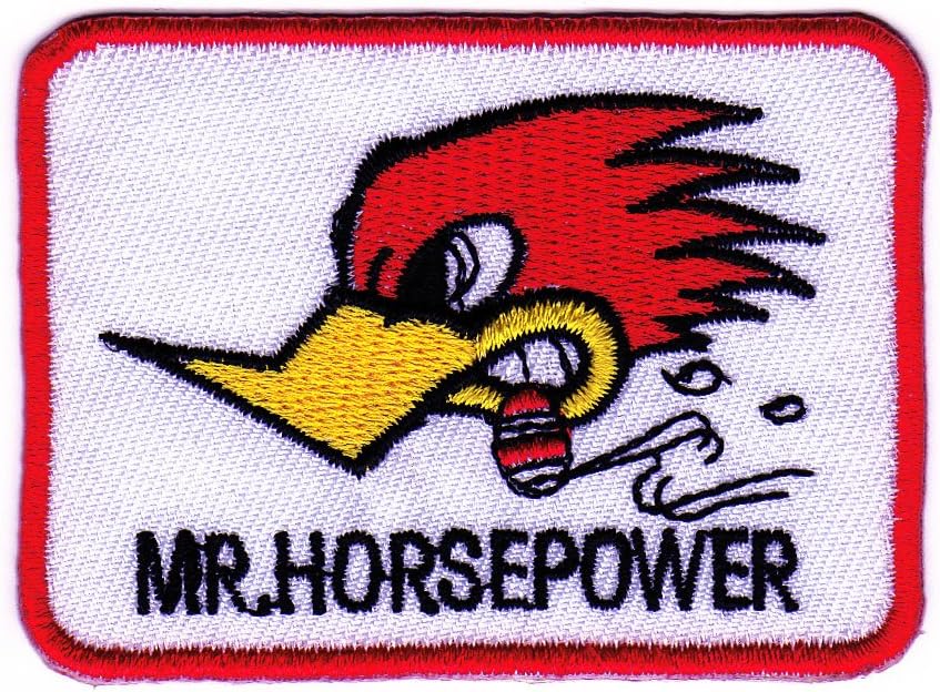 Mr Horsepower Woody Woodpecker Sew On Badge Iron On Patch 8 Cm X 5 Cm Amazon De Home Kitchen