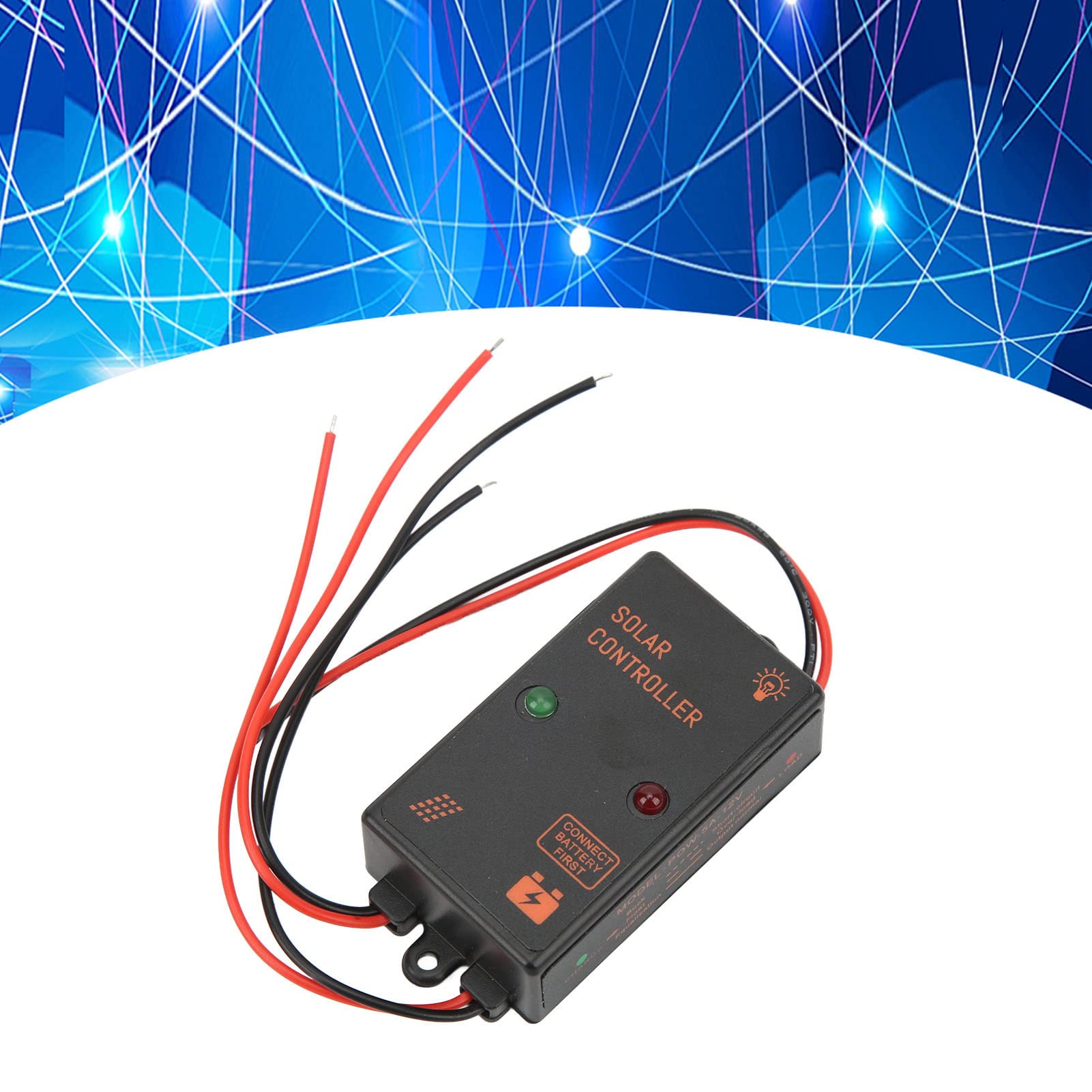 6V 12V 5A Automatische Anpassung Solar Wasserdichter Controller 24h Arbeit PWM Laderegler