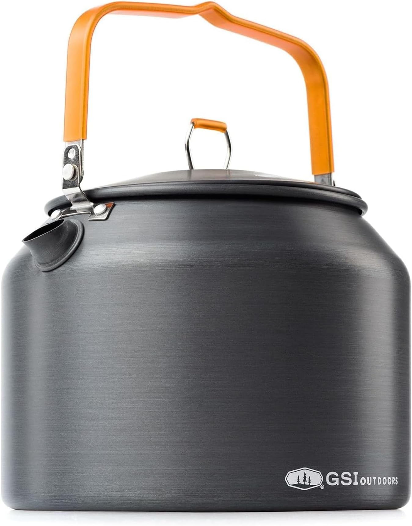 Halulite Tea Kettle, Ultralight Aluminum Camping Kettle, Durable, Fast-Boil for Backpacking, Hiking & Outdoor Cooking - 1.8 Liters