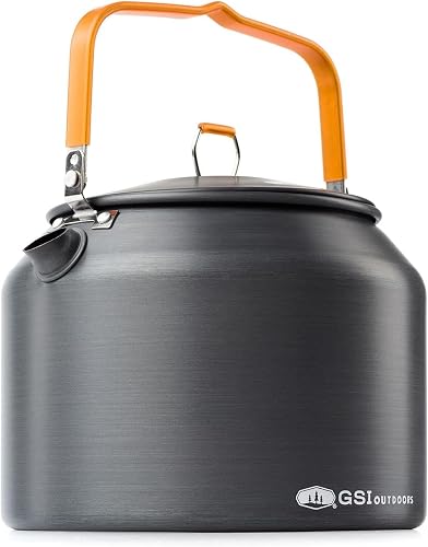 GSI Outdoors Halulite 1.8 qt. Tea Kettle Ultralight Aluminum with Superior Heating