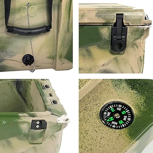 Miniatura 4 de Xspec 60 Qt XL Roto Molded High Performance Camping Cooler Ice Chest  Extra Large Pro Tough Durable Outdoor Overland Rotomolded Hard Cooler
