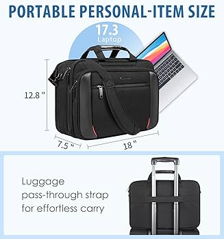 EMPSIGN ローリングブリーフケース ラップトップバッグ、17.3インチ Amazon.com: EMPSIGN Laptop Case Briefcase, 17.3 Inch Laptop