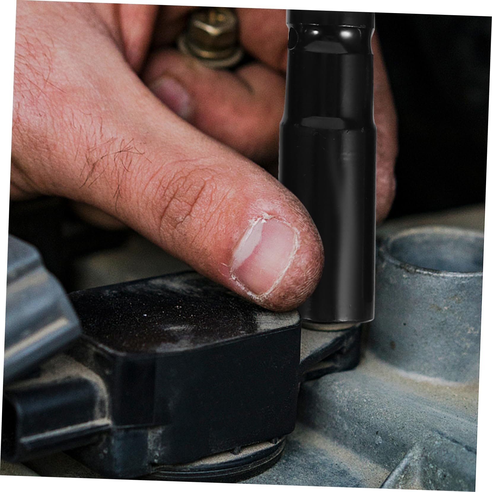 Housoutil Set di Bussole per Avvitatore Elettrico, 14 Pezzi in Acciaio | Verde, in Pp, per Attrezzature Meccaniche e Pneumatici, Supporto per Manutenzione Pneumatici, Set 1