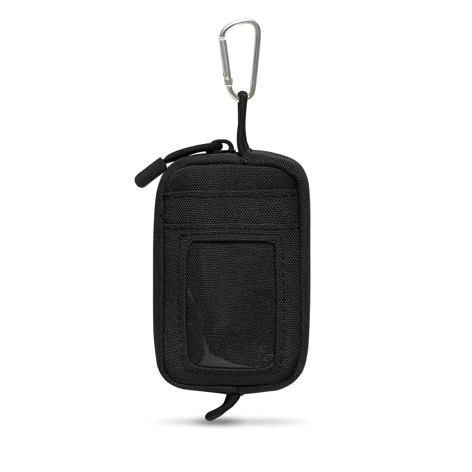 FuninCrea Tactical EDC Pouch Mini Waist Bag for Outdoor Adventure Activities, Molle Pouches Multi-Functional EDC Gadgets Utility Fanny Packs Tool Bag for Belt Vest Backpack (Black)
