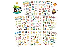 Summer Stickers Beach Water Bottle Stickers