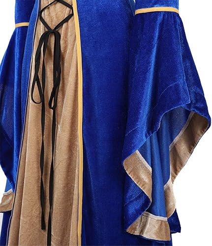 Miniatura 6 de Zhitunemi Renaissance Costumes for Women Dress Medieval Costume Womens Halloween Dress - Fairy Renaissance Festivals & Fairs