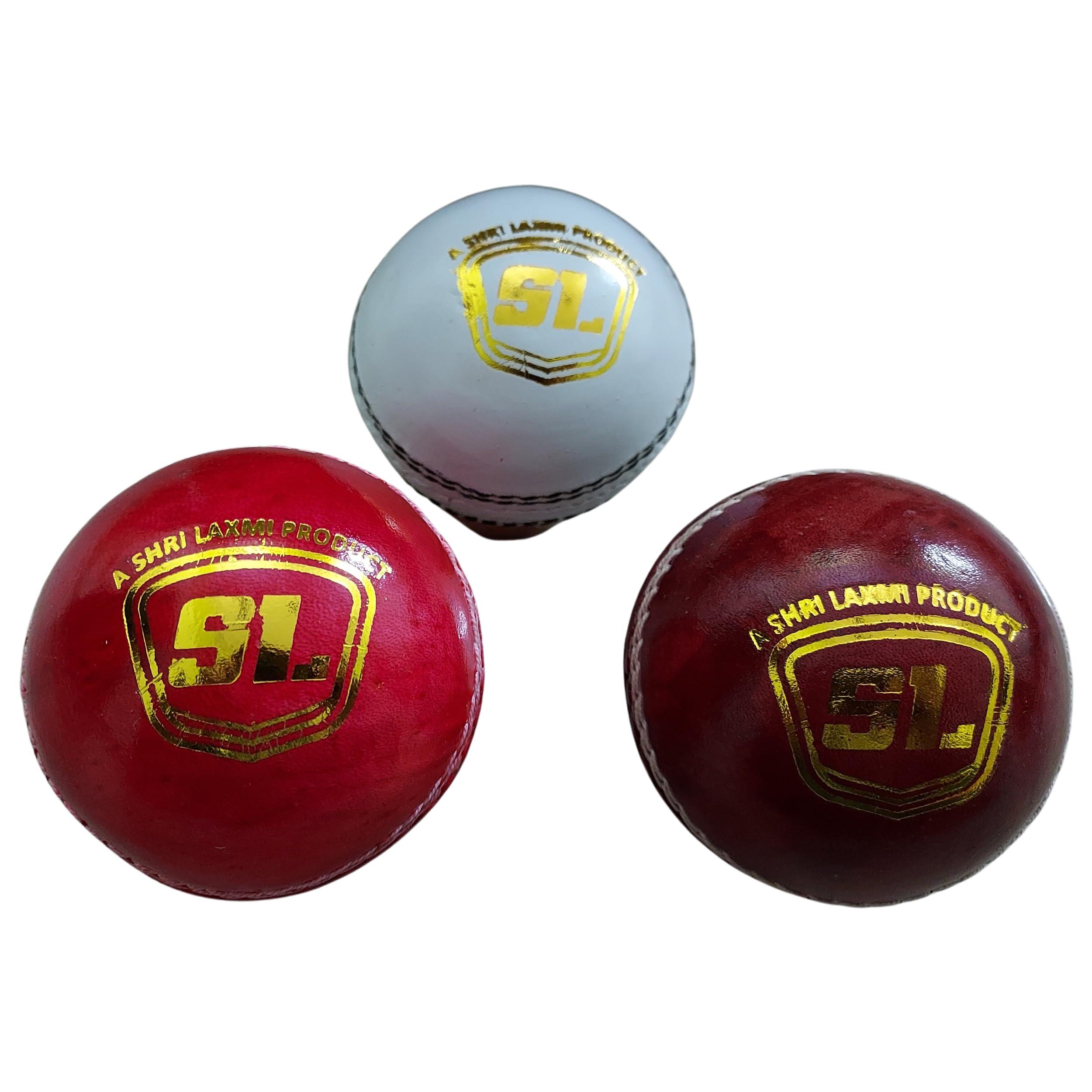 SL Club 2 Part Leather Cricket Ball (Combo of 1 Red,1 White and 1 Pink Leather Cricket Balls,Pack of 3 Balls) (B0CTKTKMCX) Amazon Price History, Amazon Price Tracker
