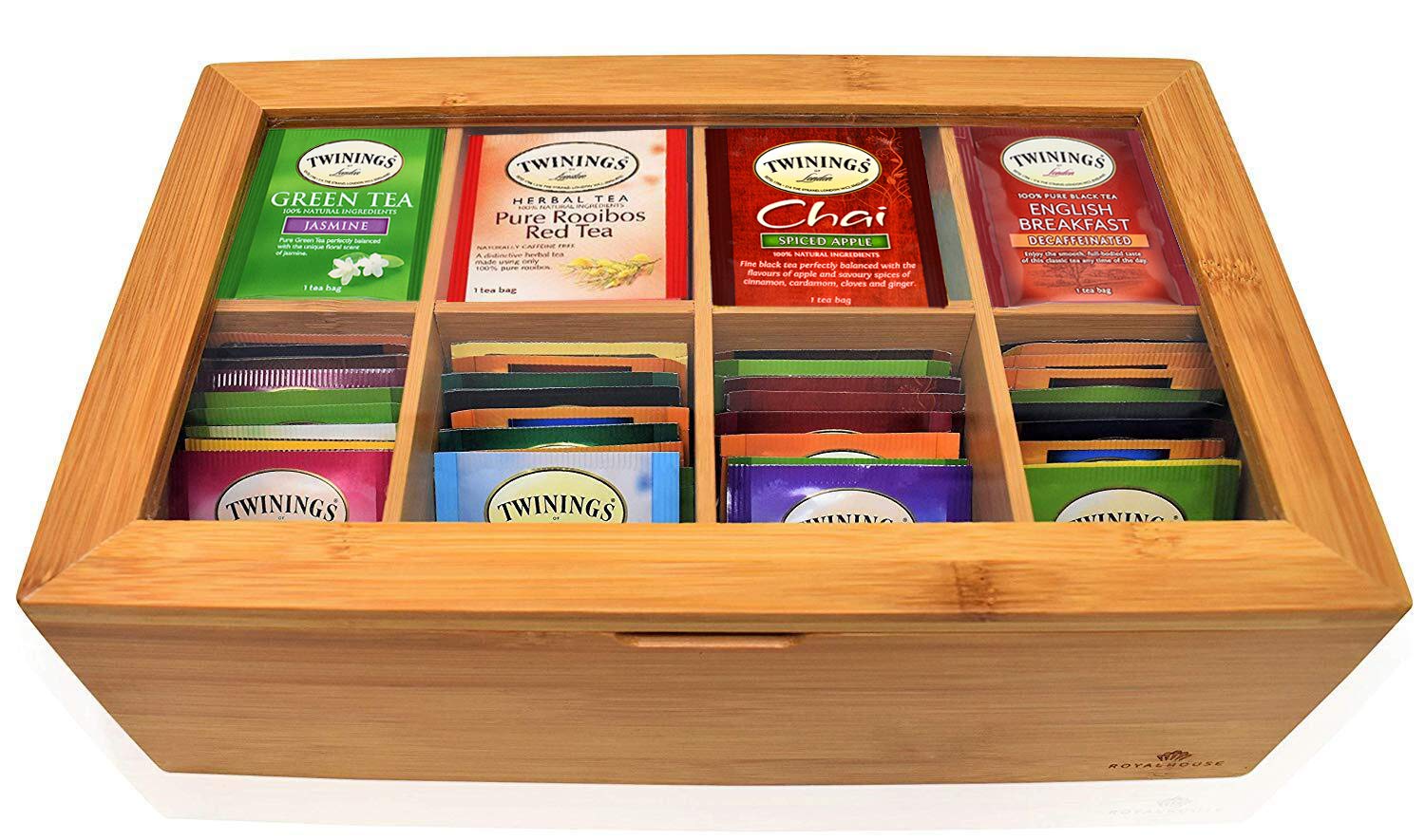 Twinings Tea Bags Sampler Assortment Box 80 COUNT Perfect Variety
