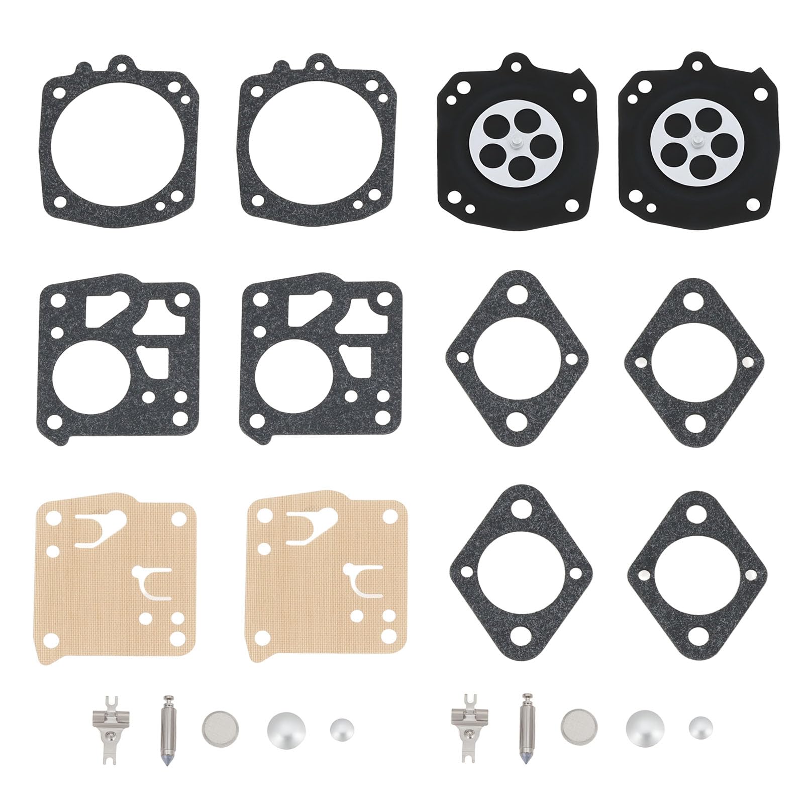 SG Store 2 Set Lawnmover Carburetor Rebuild kit RK-27HS Compatible with Tillotson HS-232D HS-232E HS-236A