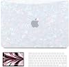 B BELK Compatible with MacBook Air 13 inch Case 2025 2024 2023 2022 M4 M3 M2 A3240 A3113 A2681, Plastic Laptop Hard Shell Keyboard Cover Screen Protector for MacBook Air 13.6 inch Case, Shiny Pearl