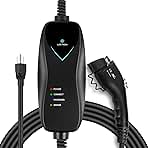 Lectron Level 1 EV Charger - ETL Certified, 110V, 15 Amp, 16 ft Extension Cord & J1772 Cable - Portable Electric Car Charger for J1772 EVs with NEMA 5-15 Plug