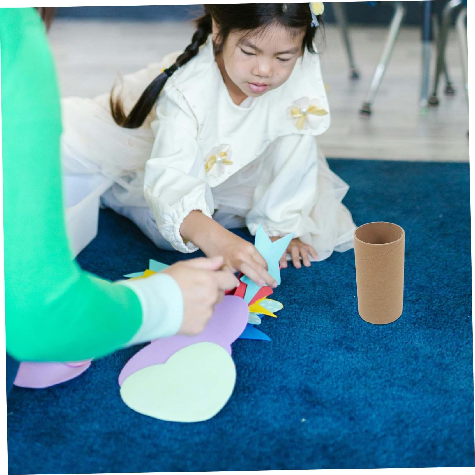 POPETPOP Tubo De Cartón Artesanal Rollo De Manualidades Para Niños 30 Piezas Color Natural Diámetro 5.2 Cm Material Papel Reciclable Jardín De Infantes Clase De Arte Manualidades