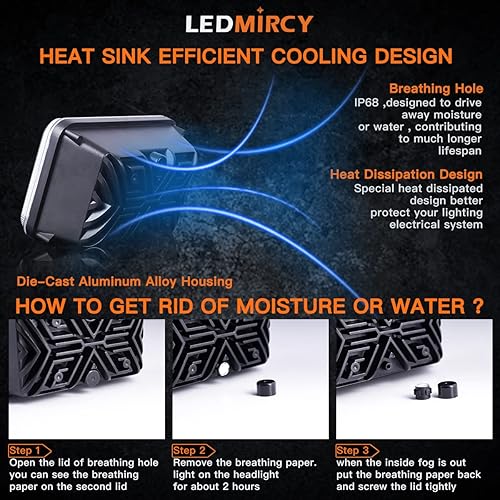 Miniatura 4 de Luces LED de 4 x 6, 4 unidades, haz sellado alto y bajo con halo DRL, luz rectangular para camiones Chev-rolet Peterbil con H4651 H4652 H4656 H4666