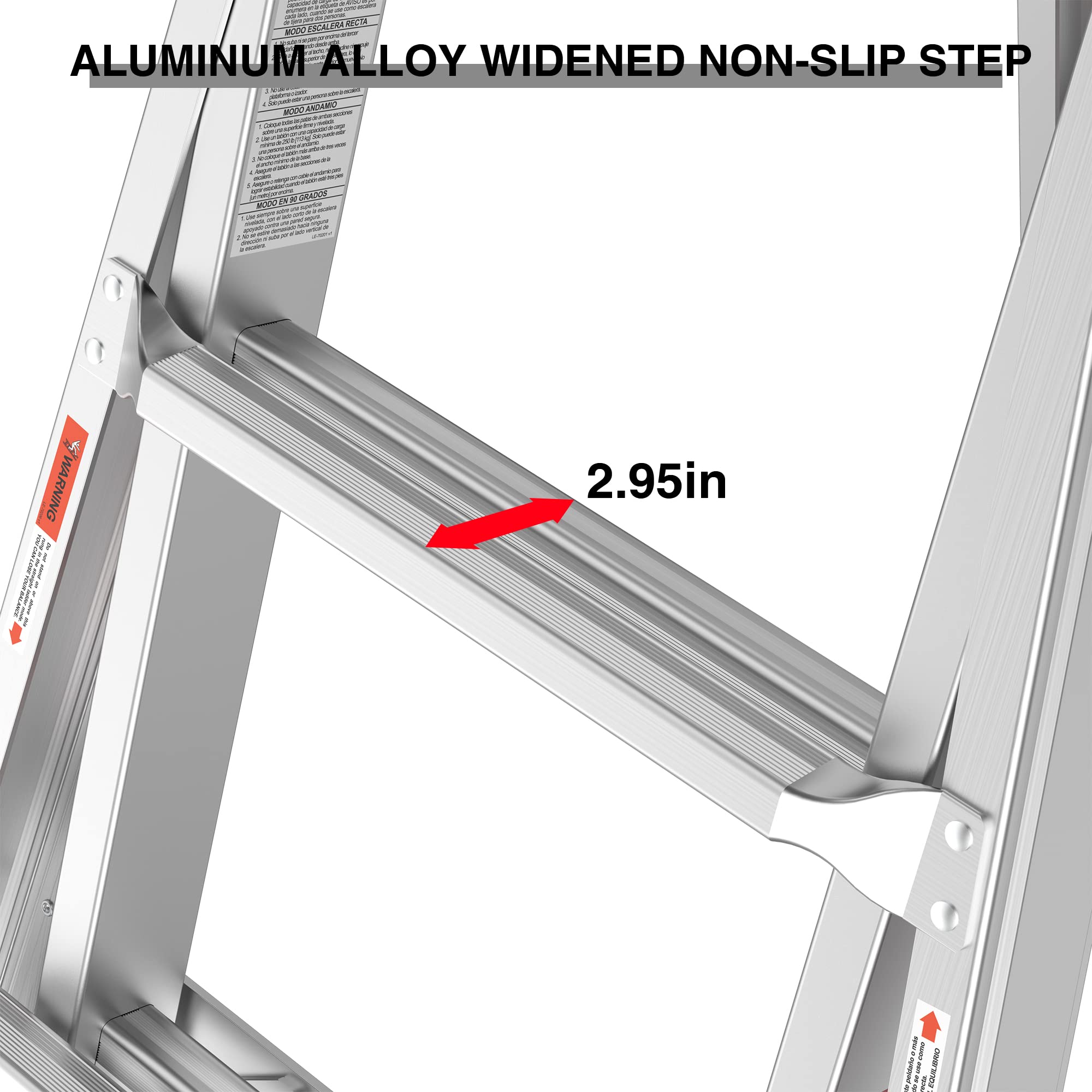 Ladder Stabilizer LEVELEVE 22FT Telescoping A-Frame Ladder With ...