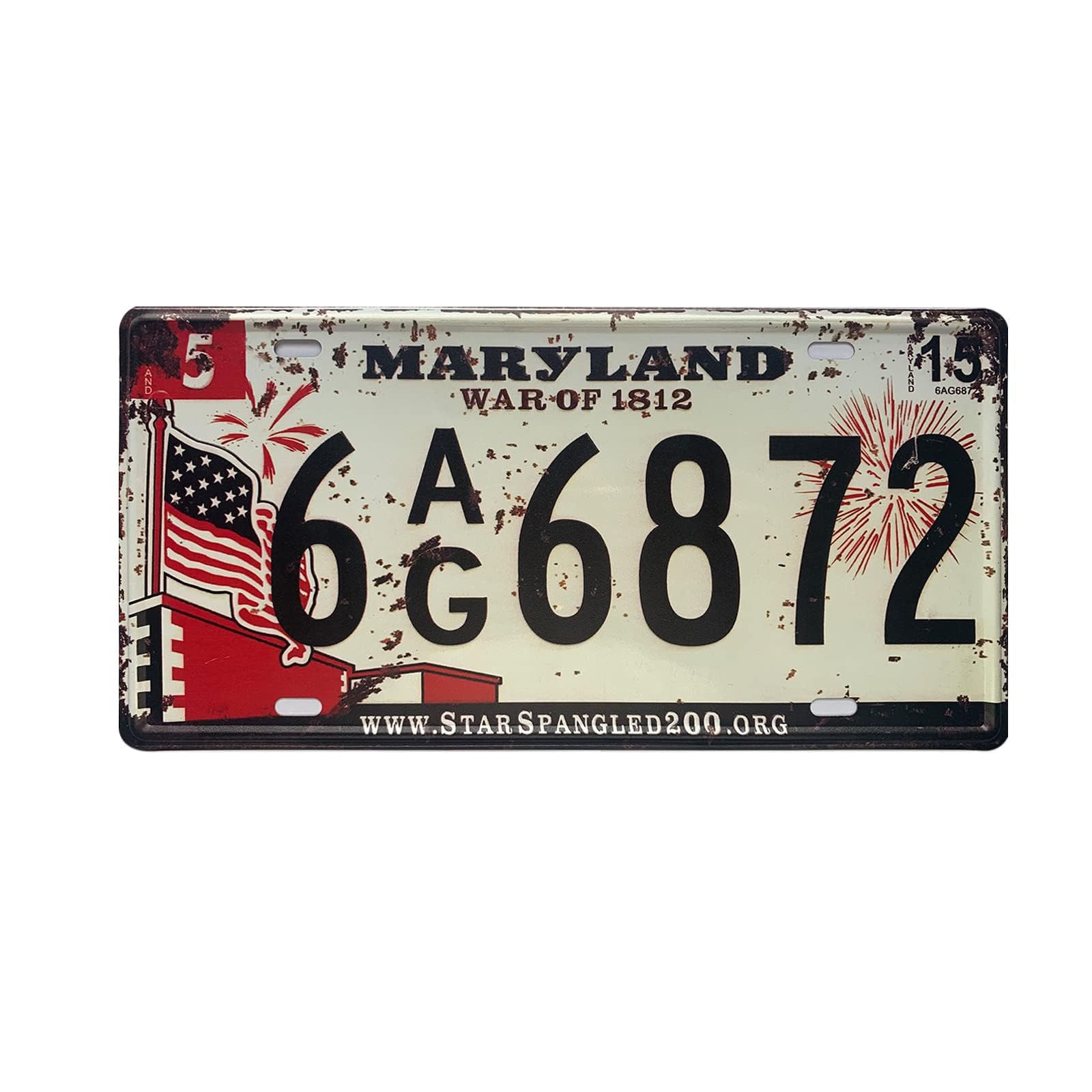Amazon.com: Maryland License Plate Aluminum Novelty Car Decor