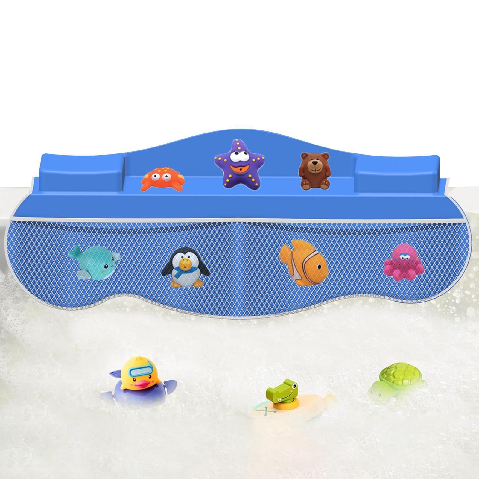 Rangement de jouets pour étagère de bain et protection d'eau pour stopper les flaques