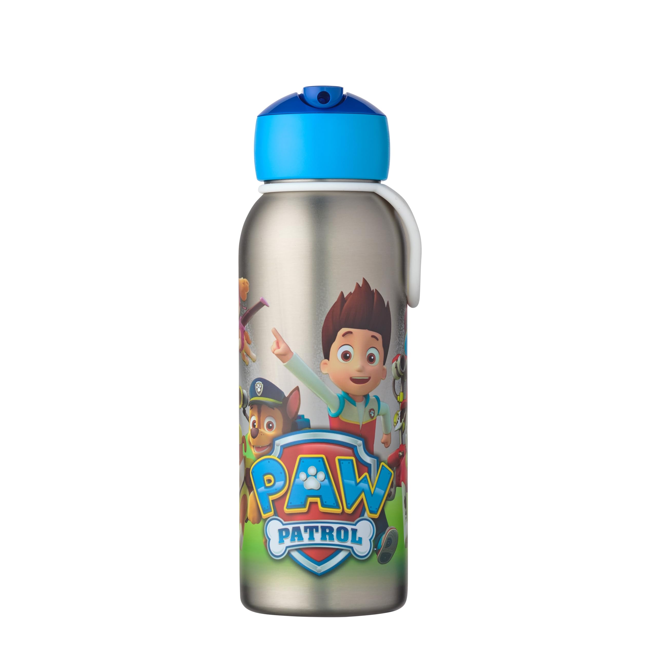 Mepal - Thermoflasche Flip-up Campus - Isolierte Trinkflaschen für Kinder - Edelstahl Thermosflasche - 4 Stunden heiß & 12 Stunden kalt - BPA-frei - 350 ml - Paw Patrol