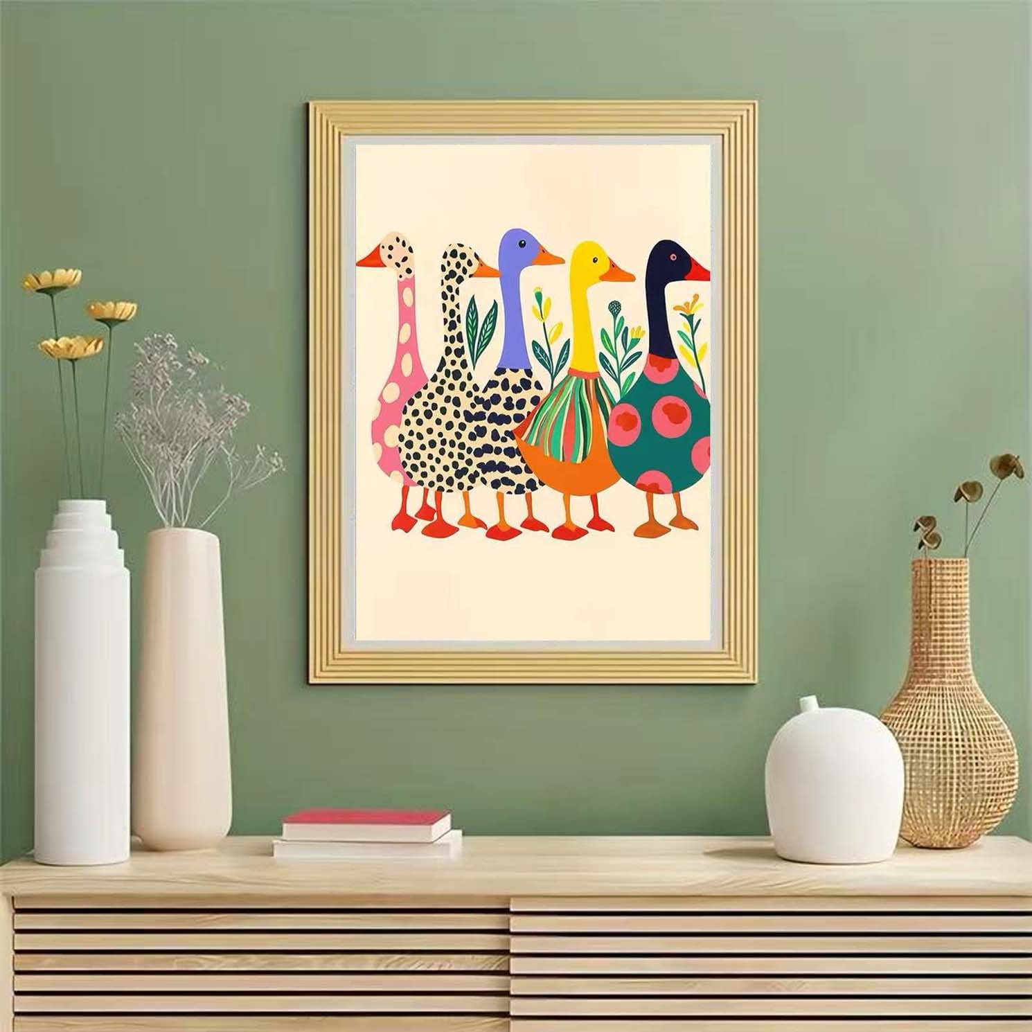 DIY Duck Painting Kit - Paint by Numbers for Adults -2