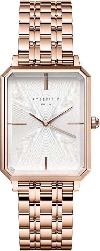 Rosefield Orologio Analogico da Donna Octagon - Oro rosa - ? 23 x 29 mm :  Amazon.it: Orologi