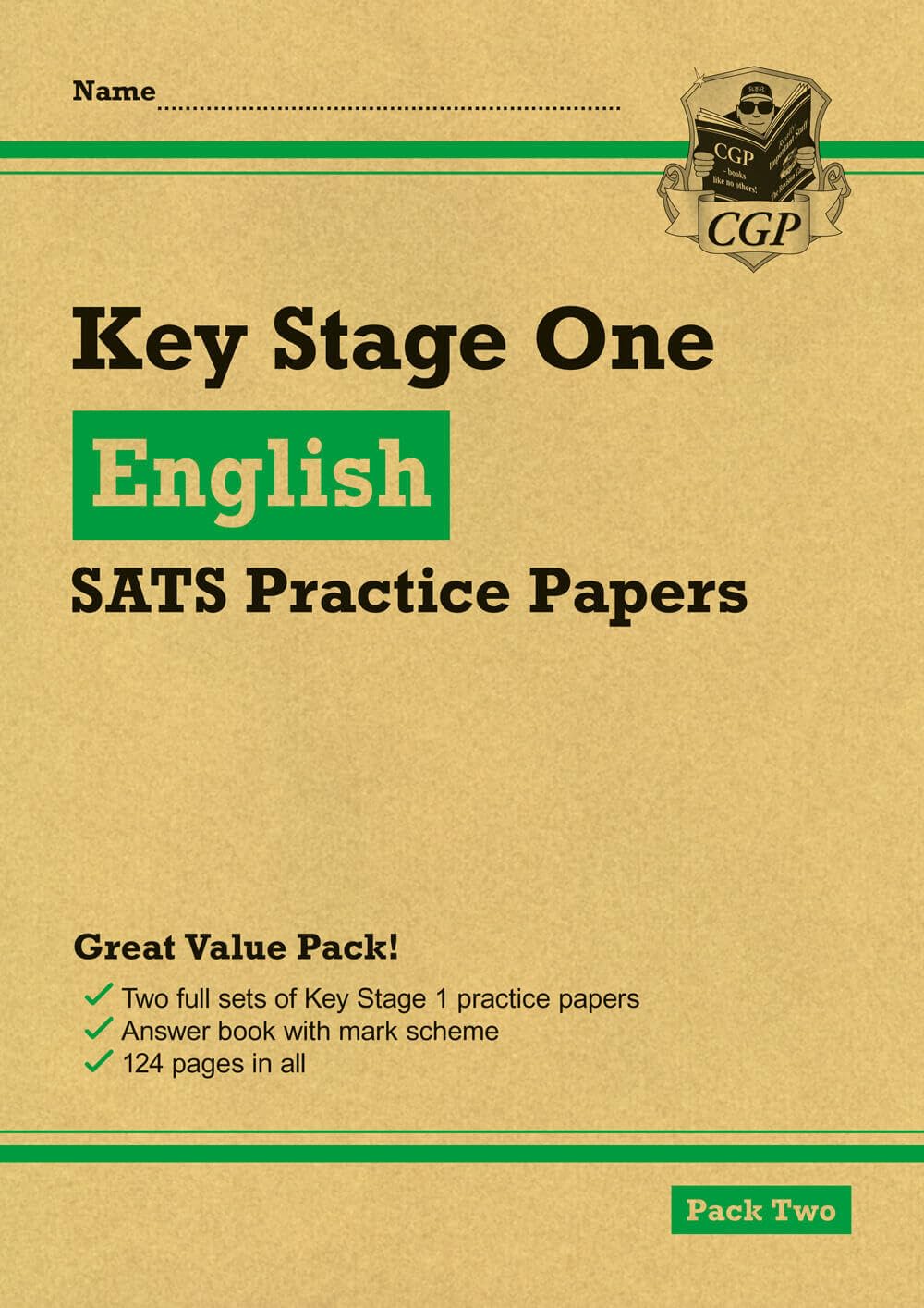 KS1 English SATS Practice Papers: Pack 2 (for end of year assessments) (CGP KS1 SATs Practice Papers)