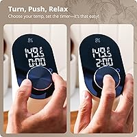 Vista 3 de Greater Goods Cocina Sous Vide de Precisión - Olla de cocción, circulador de inmersión, motor sin escobillas, 1100 vatios (Abedul)