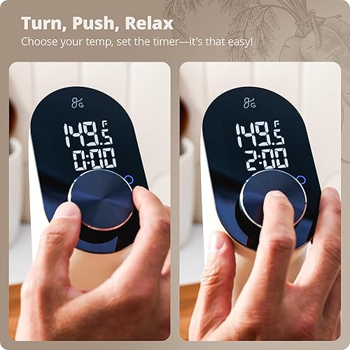 Miniatura 5 de Greater Goods Información nutricional Báscula de alimentos, báscula inteligente Accucheck y cocina Sous Vide (Birch)