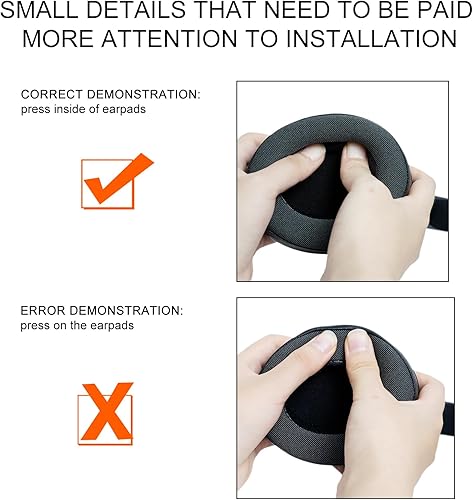 Miniatura 7 de Gvoears - Almohadillas de repuesto para auriculares Sennheiser HD650HD600HD660SHD545HD525HD535, almohadilla para auriculares también apto para