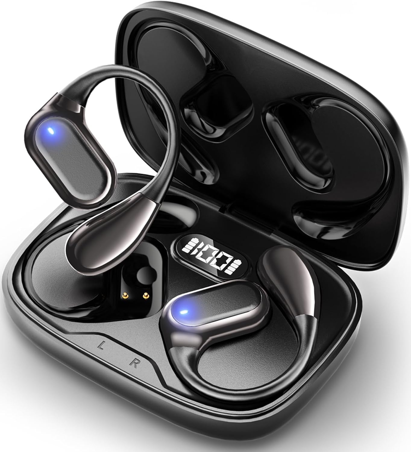 イヤホン bluetooth ワイヤレスイヤホン Aetyt 耳掛け式 ぶるーと…