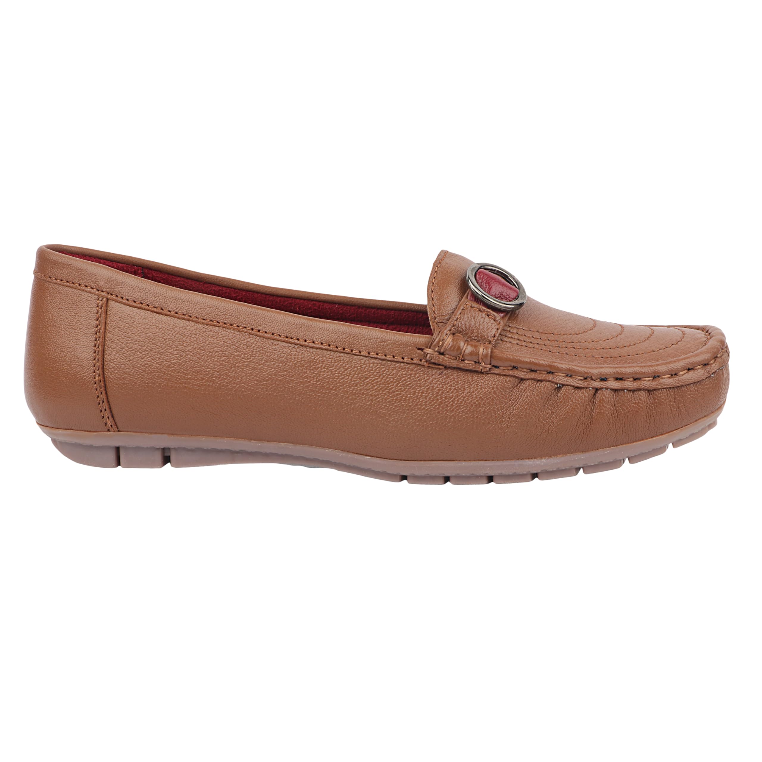 medifeet Women's Genuine Leather Metal Top Loafers-picture-40