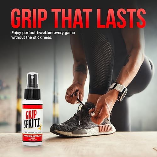Miniatura 8 de Grip Spritz para zapatos de voleibol - Spray de agarre para cancha y tracción de zapatillas - Limpia y rejuvenece las suelas - Mejora y potencia el
