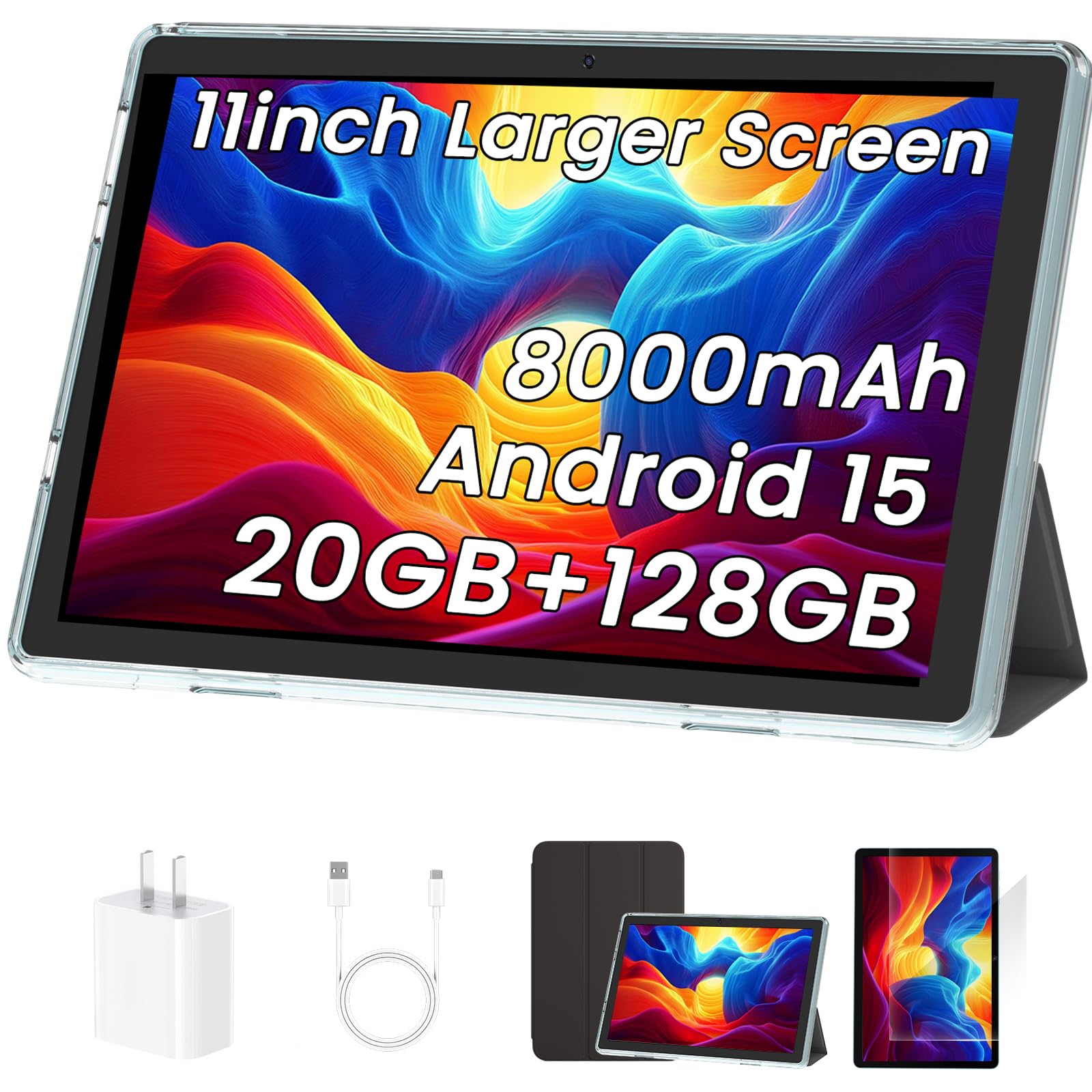 Android15 タブレット 11インチ Wi-Fi 16GB+256GB Amazon.com : 2026 Upgraded Android 15 Tablet,11 inch Tablets, Octa