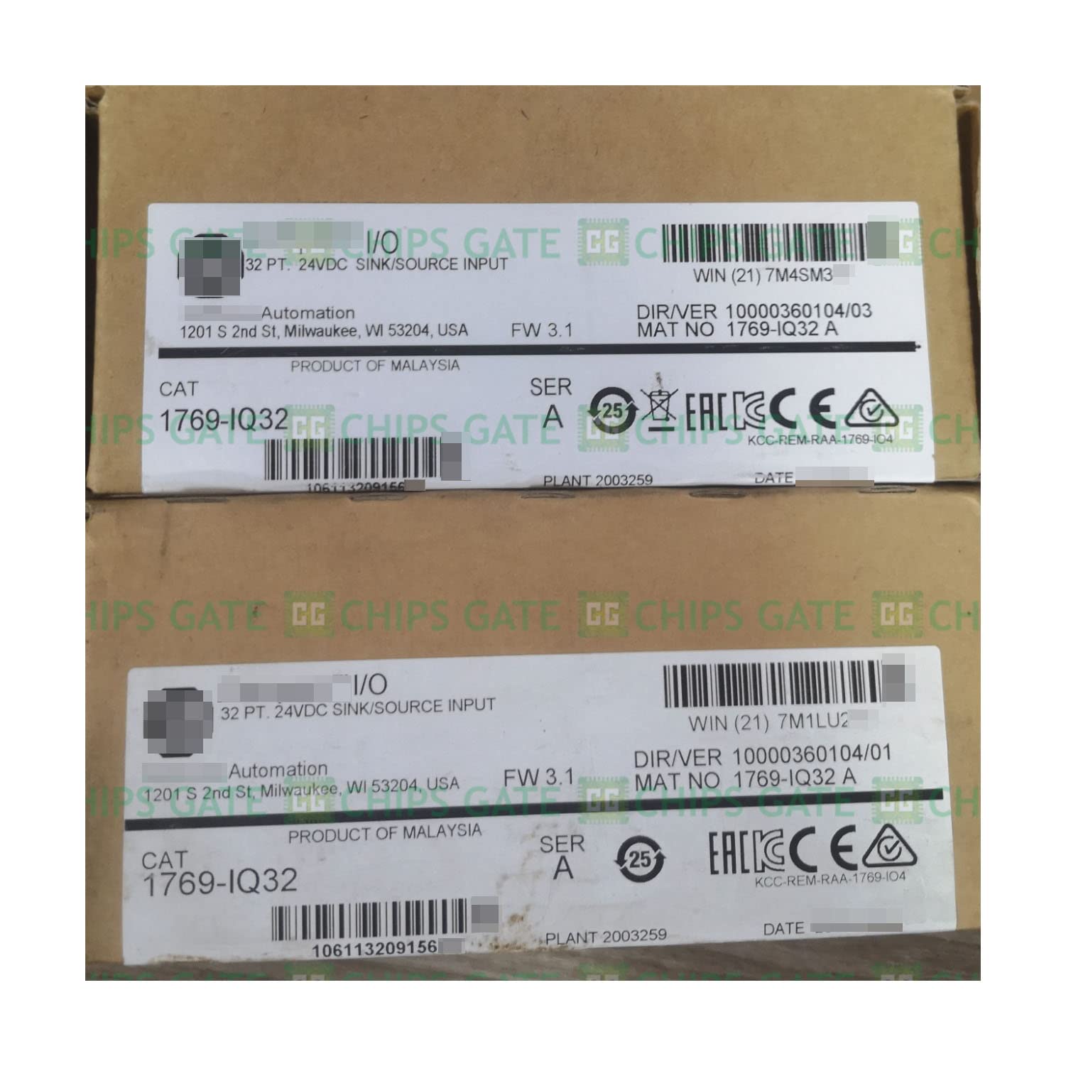 New Sealed 1769-IQ32 SER A 24V DC Input Module